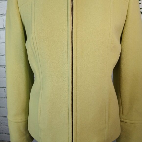 TRIBAL BRAND PISTACHIO GREEN WOOL\NYLON\CASHMERE BLEND COAT, SIZE 2,WOMENS - Picture 12 of 13